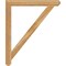 Ekena Millwork Traditional Craftsman Rough Sawn Bracket, Western Red Cedar, 4"W x 40"D x 48"H BKT04X40X48TRA04RWR - alternate 3